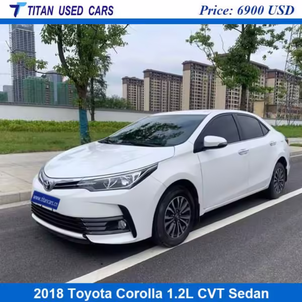 white color of the 2018 Toyota Corolla used car