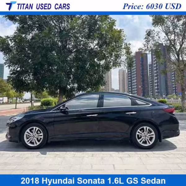 Used 2018 Hyundai Sonata Sedan Black