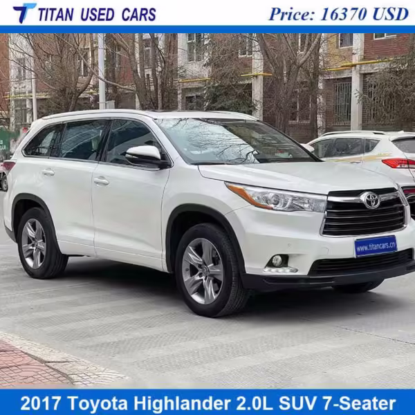 white used 2017 Toyota Highlander SUV