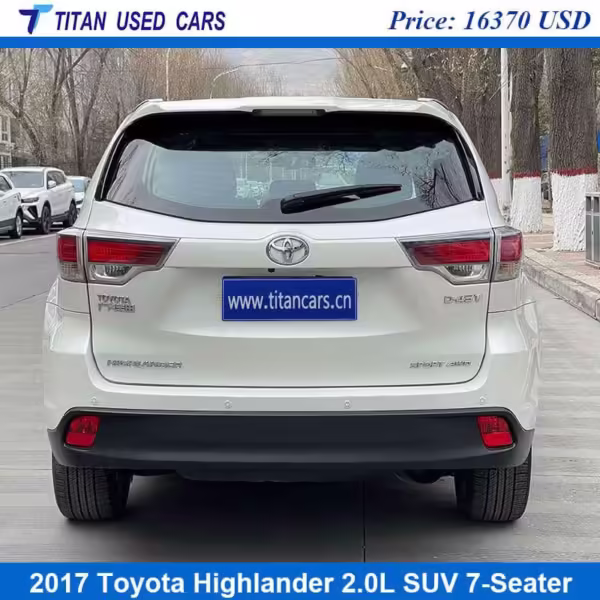 Used 2017 Toyota Highlander SUV White