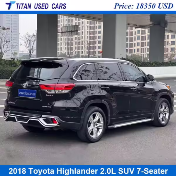 Black Used 2018 Toyota Highlander for Sale