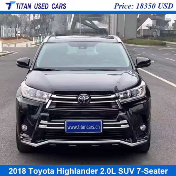 Black Used 2018 Toyota Highlander for Sale Price