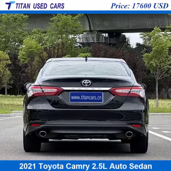 black used Toyota Camry 2021