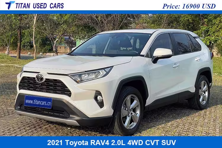 white used 2021 Toyota RAV4 SUV