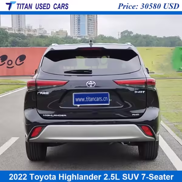 black Used 2022 Toyota Highlander SUV
