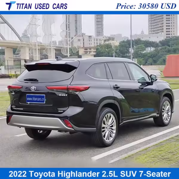 black Used 2022 Toyota Highlander SUV for sale