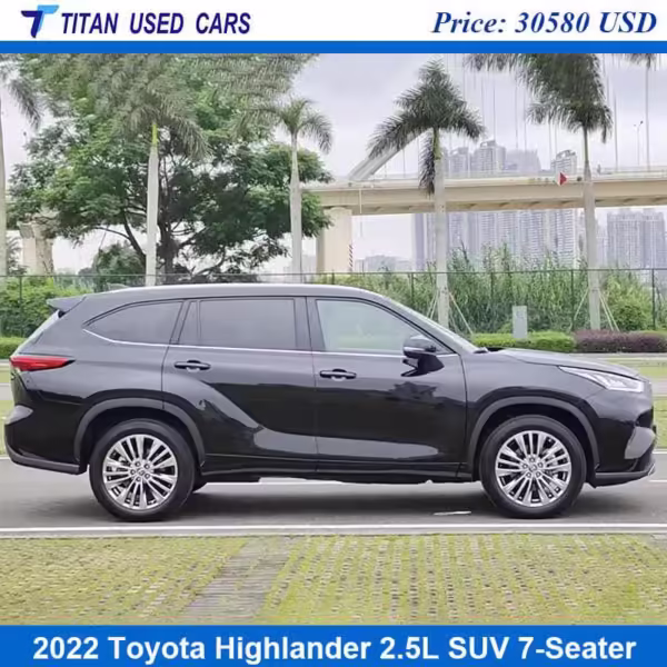 black Used 2022 Toyota Highlander SUV