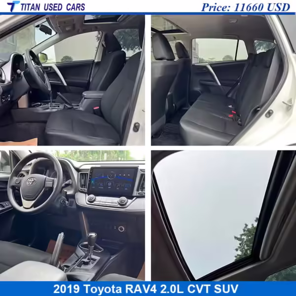 black interior Used Toyota 2019 RAV4 for Sale Near Me