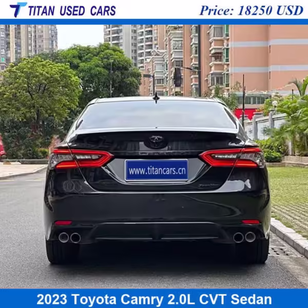 black used Toyota Camry 2023