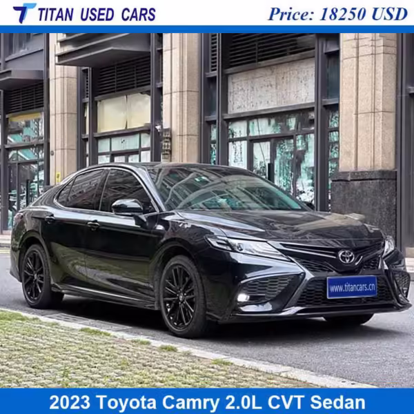 black used Toyota Camry 2023