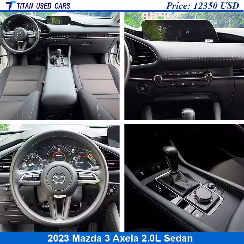 1720003043-2023 Mazda 3 Axela 2.0L Sedan (8) White 2023 Mazda Axela Used for Sale Interior