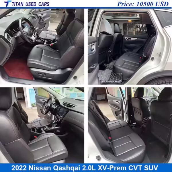 interior of the second hand Nissan Qashqai 2022