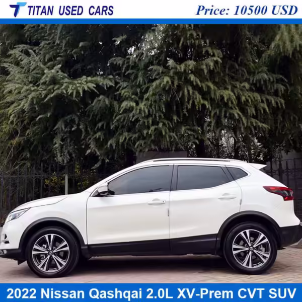 white second hand Nissan Qashqai 2022 near me