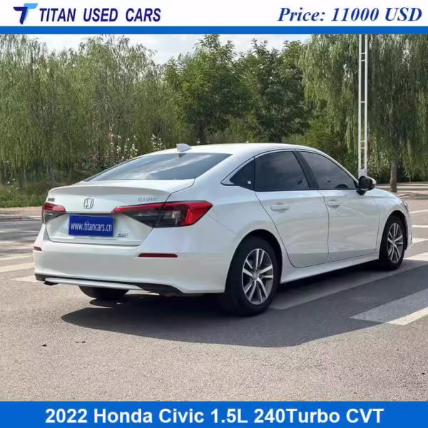 Used 2022 Honda Civic Sedan Sport for Sale Near Me White