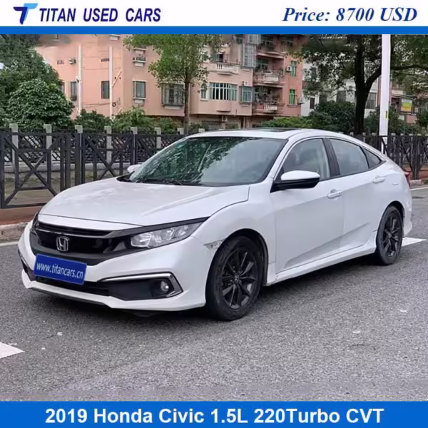 White Used 2019 Honda Civic Sedan for Sale in Burkina Faso