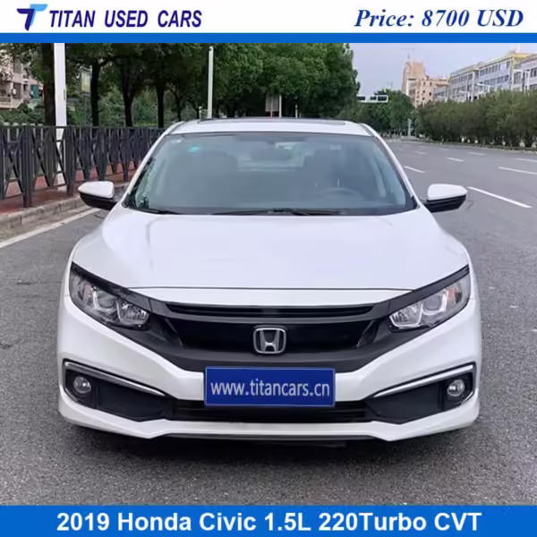 White Used 2019 Honda Civic Sedan for Sale