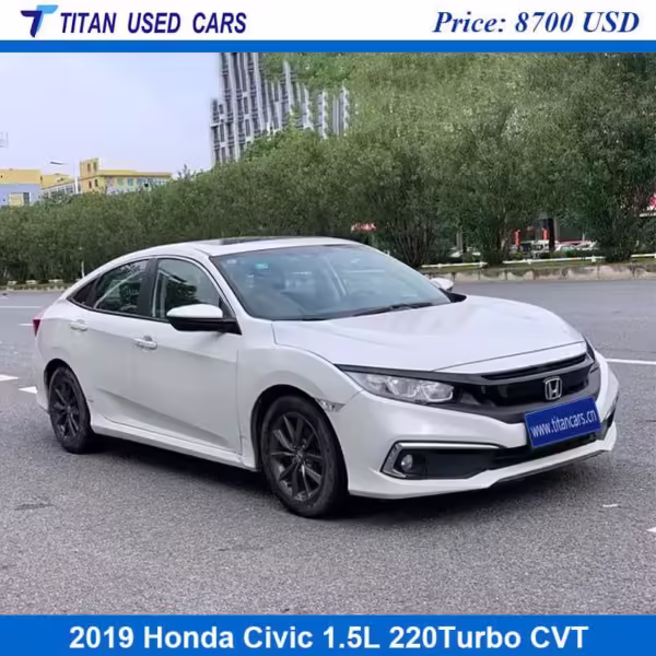 White Used 2019 Honda Civic Sedan for Sale Price