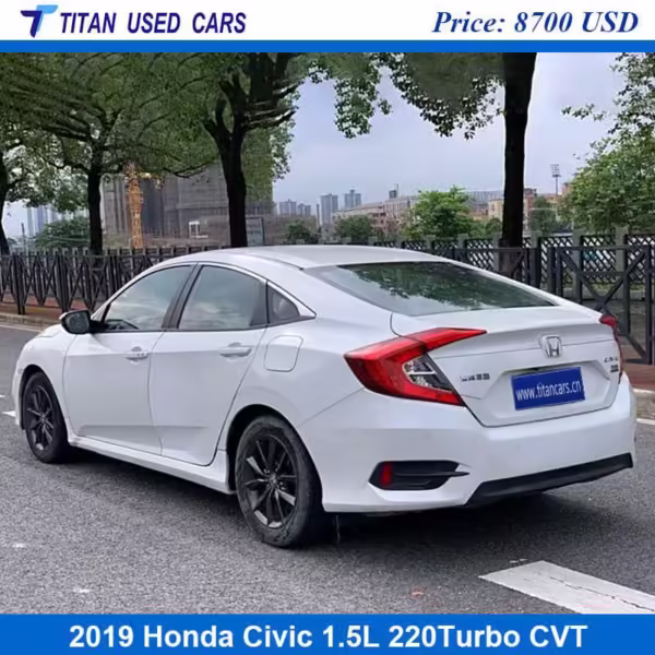 White Used 2019 Honda Civic Sedan for Sale Near Me
