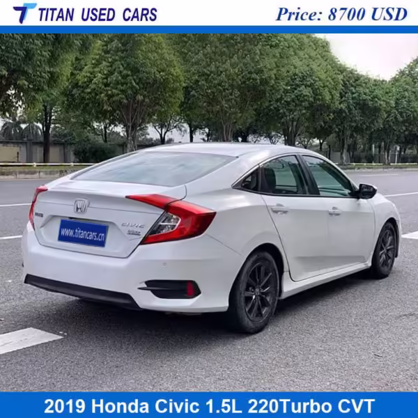 White Used 2019 Honda Civic Sedan for Sale Price Near Me