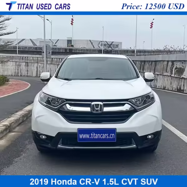 White Used 2019 Honda CRV Car