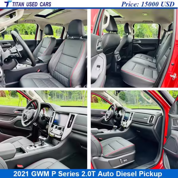 interior of the Used 2021 GWM P Series