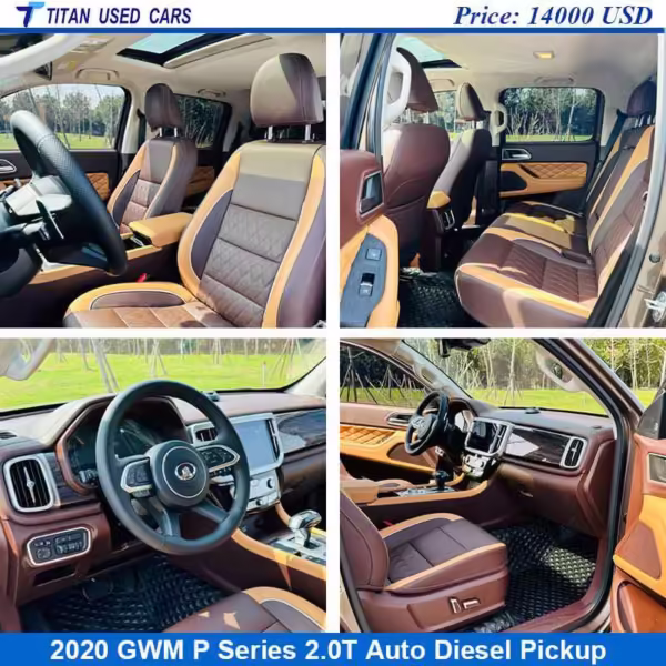 interior of the used GWM P Series 2020