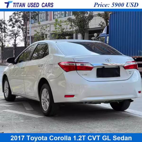 black color of the used 2017 Toyota Corolla sedan for sale