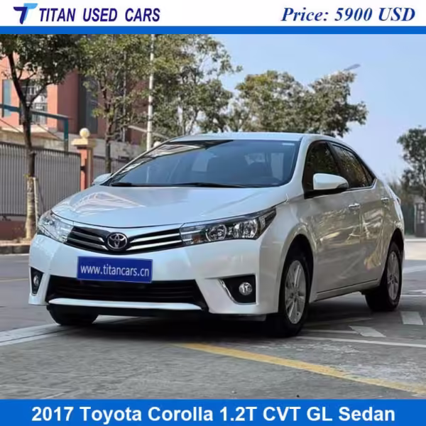 black color of the used 2017 Toyota Corolla sedan for sale