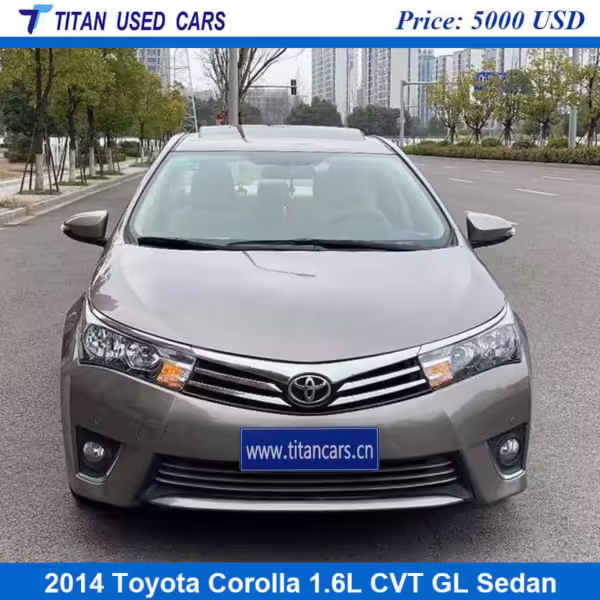 silver the used 2014 Toyota Corolla sedan