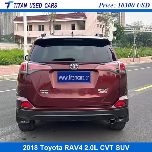 dark red used Toyota RAV4 2018