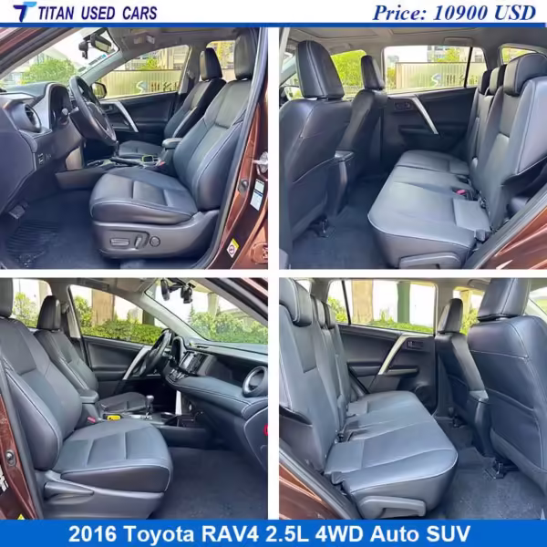 grey seats used 2016 Toyota RAV4