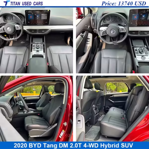 Used 2020 BYD Tang for Sale Price Interior