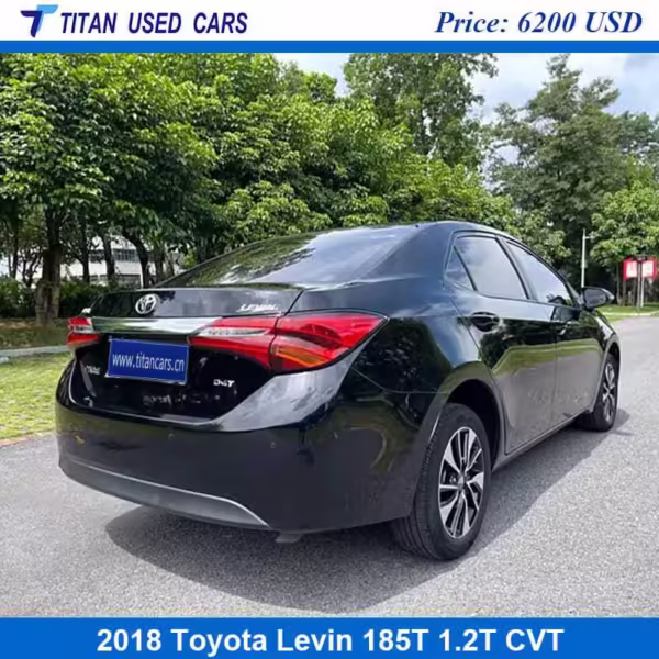 black used Toyota Levin 2018 is on sale