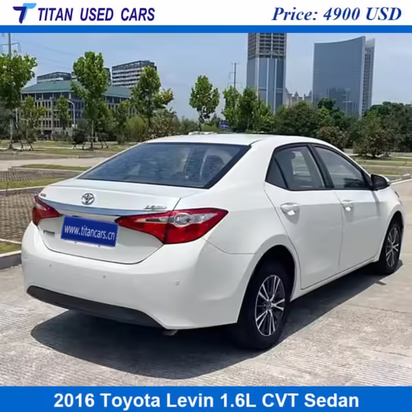 white 2016 used Toyota Levin