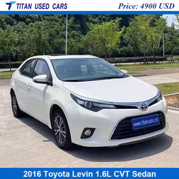 white 2016 used Toyota Levin