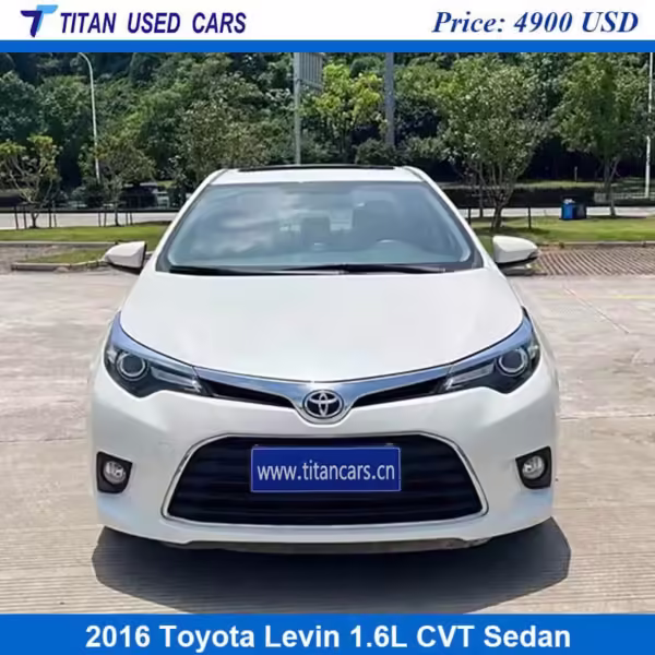 white 2016 used Toyota Levin