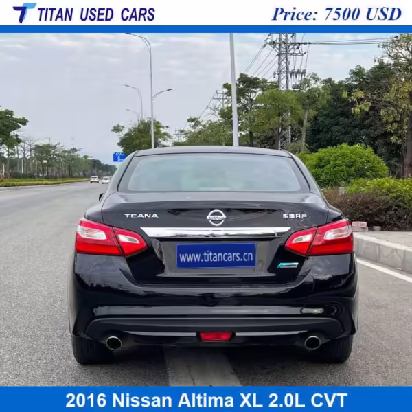 black used 2016 Nissan Altima car