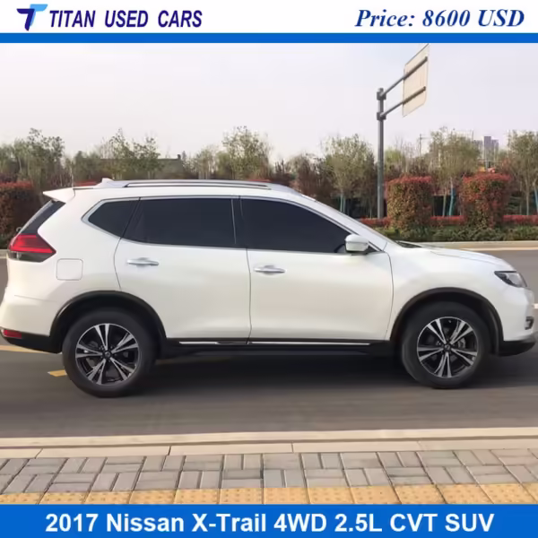white Nissan X Trail 2017 second hand