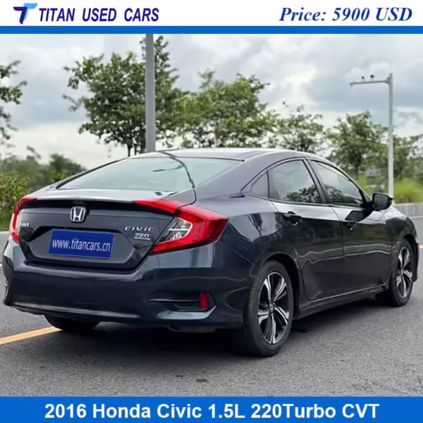 Dark Blue Used 2016 Honda Civic Sedan for Sale Price from China