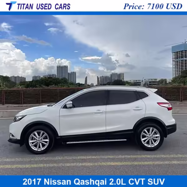 used Nissan Qashqai 2017 in white
