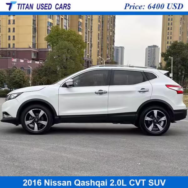 white Nissan Qashqai 2016 used car near me