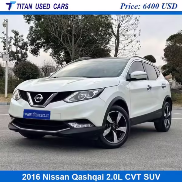 white Nissan Qashqai 2016 used car from china