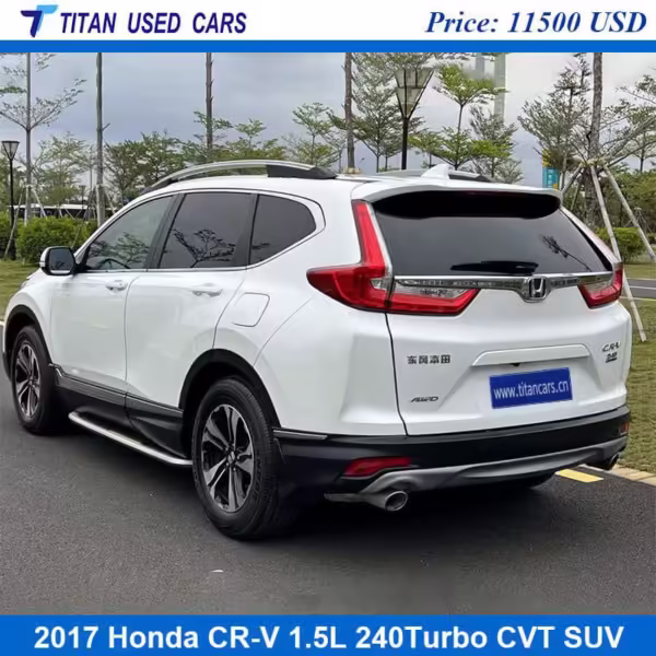 Used Honda CRV 2017 AWD SUV for Sale White Near Me