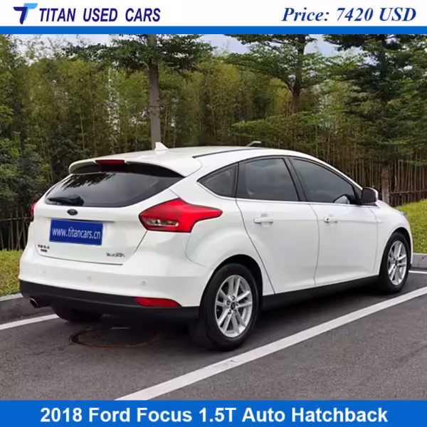 White Used 2018 Ford Focus Hatchback for Sale in Africa
