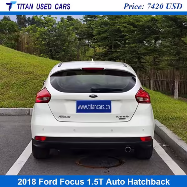 White Used 2018 Ford Focus Hatchback for Sale
