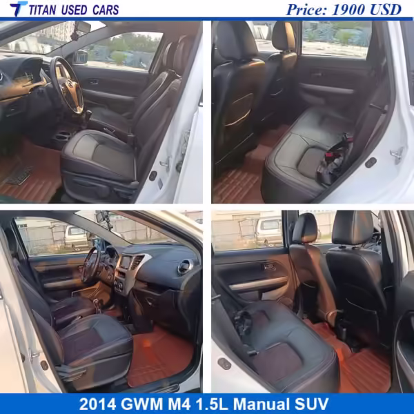 interior of the 2014 Used GWM M4 1.5L SUV