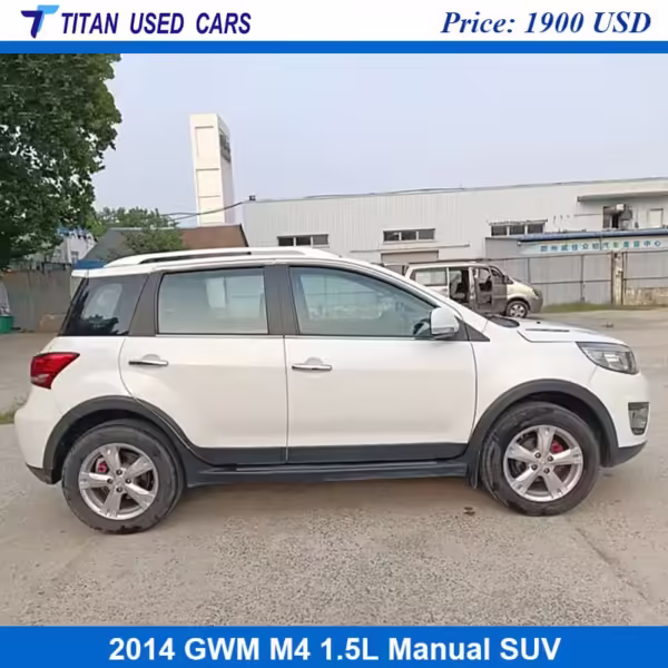 white 2014 Used GWM M4 1.5L SUV from china