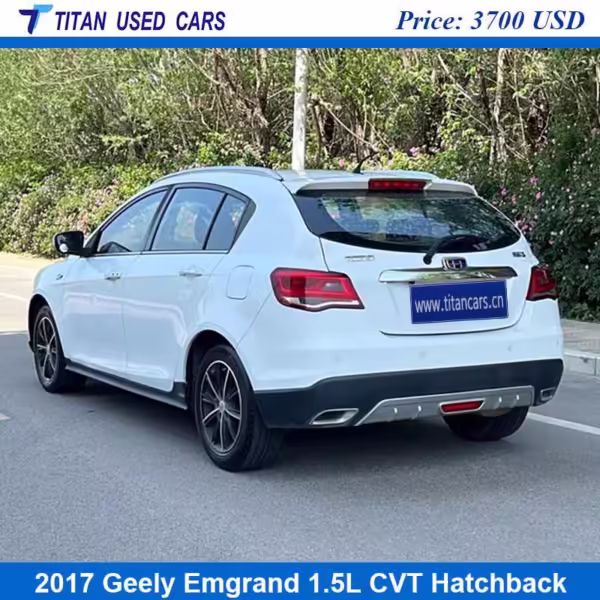 White Used Geely Emgrand 2017 for Sale