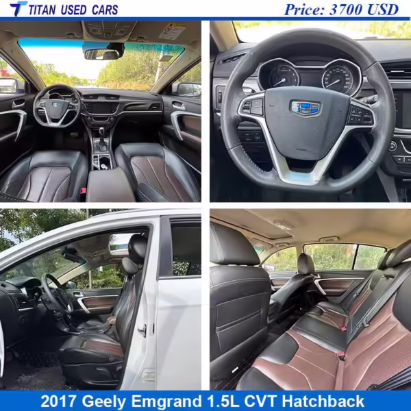 Used Geely Emgrand 2017 for Sale Interior
