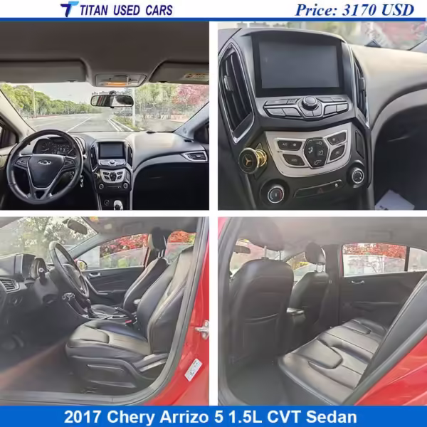 2017 Used Chery Arrizo 5 Price Interior